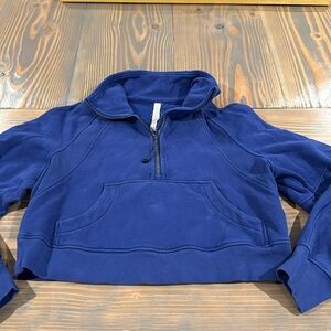 Lululemon crop scuba zip up